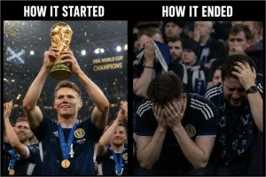 World Cup Scotland - start and end
